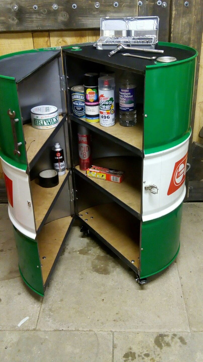 Castrol Oil Drum Cabinet
